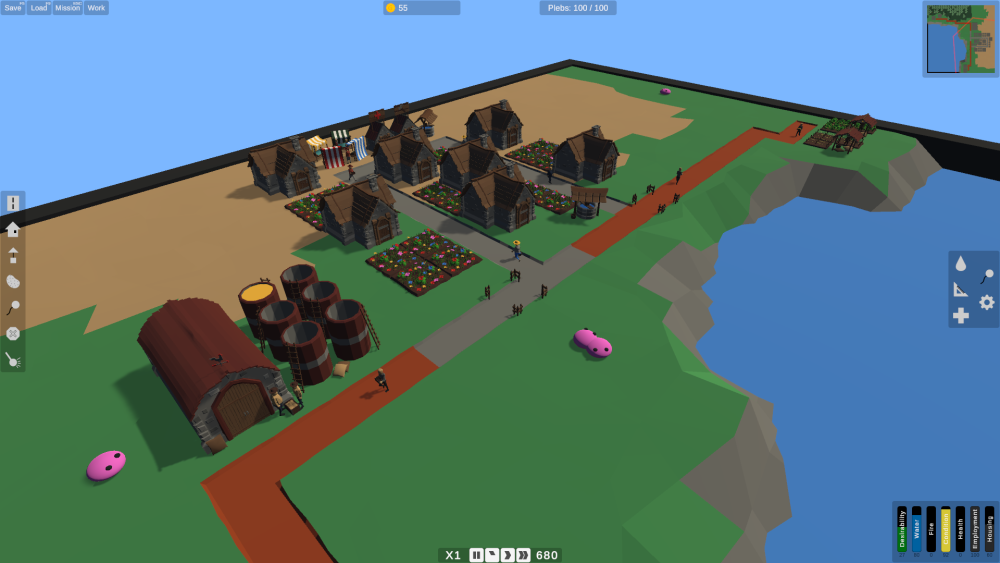 3D City Builder Demo - Classic City Builder Kit